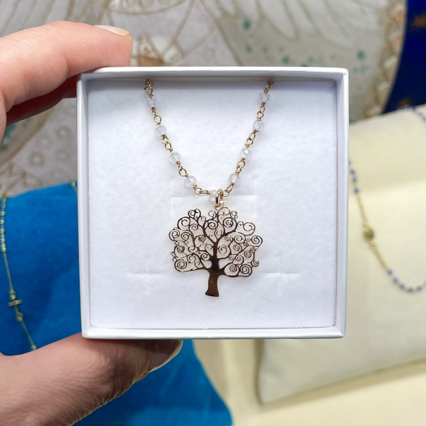 Collana Albero della vita Klimt