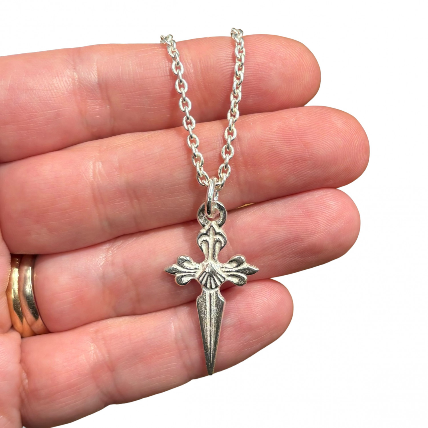 Collana Con Ciondolo Libellula In Argento 925, Catena 50,8 Cm - Elegante E Brillante