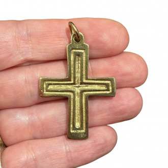 Enamelled bronze cross 2