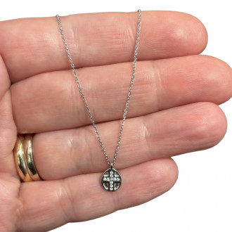 Micro oval necklace 2