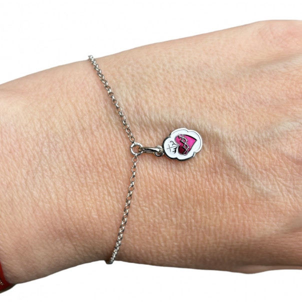 Bracciale Sacro cuore scudo