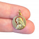 18 kt gold Madonna and Child medal