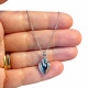 Girocollo sacro cuore fiamma in argento 925
