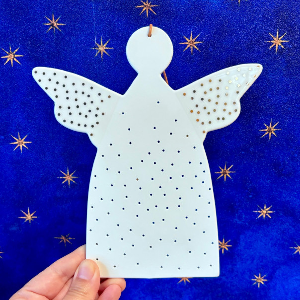 White porcelain angel