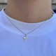 Collana "La crepa e la Luce" argento