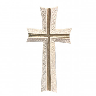 Hand-crafted wooden cross of hope