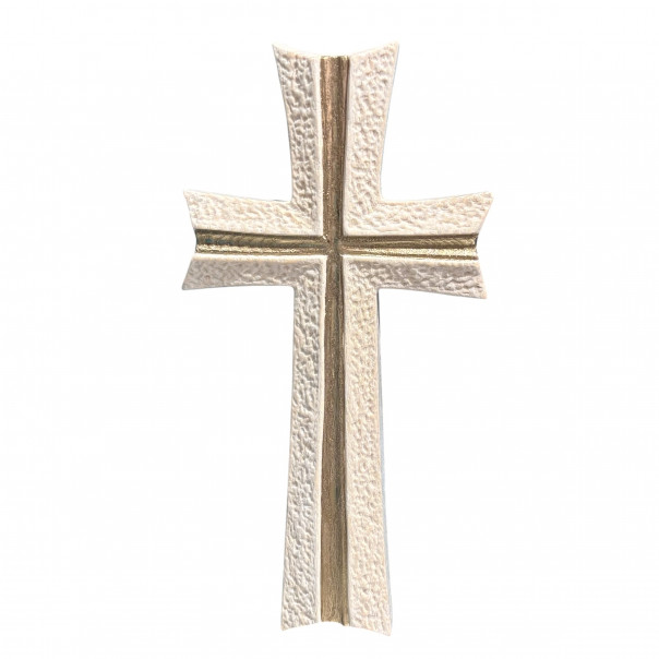 Hand-crafted wooden cross of hope