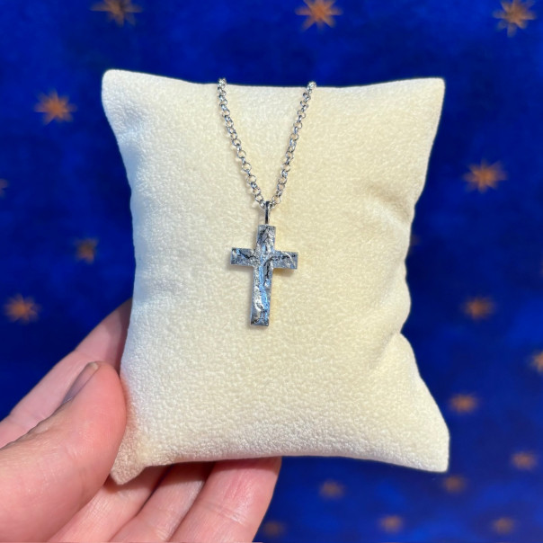Sepulchre Cross Necklace Silver