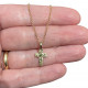 Collana Croce del Sepolcro argento dorato