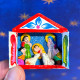 Peruvian Nativity Scene Mini Triptych