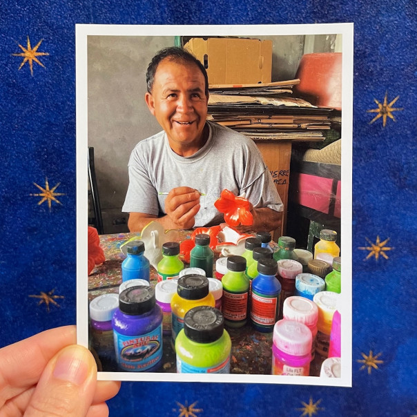 Peruvian Nativity Scene Mini Triptych