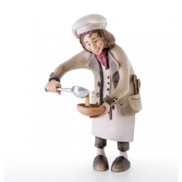 Cuoco con zuppa kastlunger