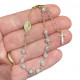 silver and cubic zirconia bracelet