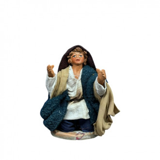 Meravigliato in ginocchio