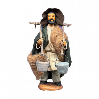 Man with buckets