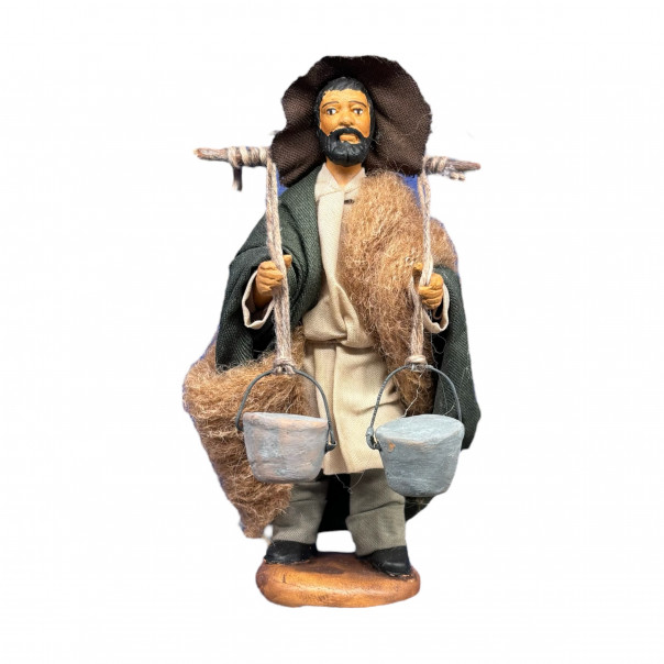 Man with buckets