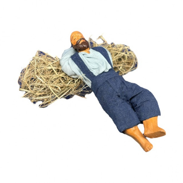 Dormiente appoggiato su fascina