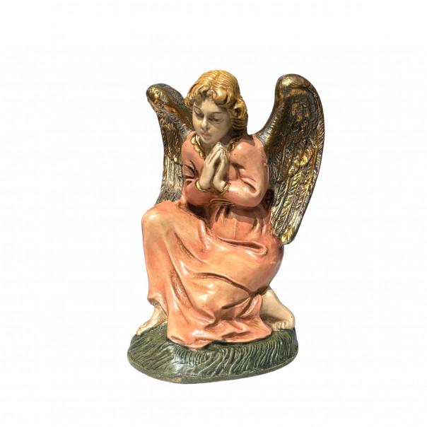 Kneeling Angel Papier-mâché Nativity Scene