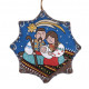 Christmas tree decoration nativity scene to hang