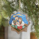 decoro albero di natale presepe da appendere