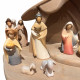 Presepe Leonardo completo con capanna cm 13