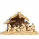 Presepe in acero bianco miniatura, Presepi da collezione