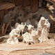 Presepe in acero bianco miniatura, Presepi da collezione