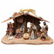 Rainell nativity hut 11cm