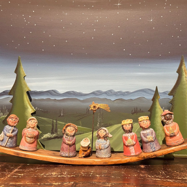 creche on wood