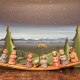 Presepio su legno di botte