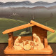 Leo Nativity Scene with Natural Hut