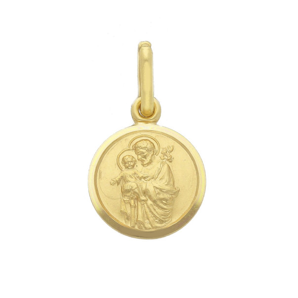 Medaglia San Giuseppe oro 18 carati