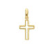 Micro gold thread cross