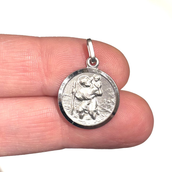 Saint Christopher silver medal