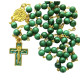 Malachite and gilded bronze rosary