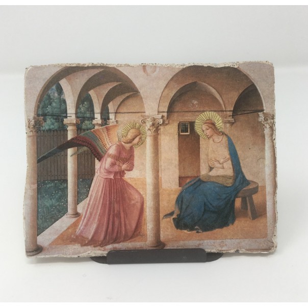 Fresco on lime Annunciation