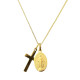 Miraculous Cross and Medal Necklace