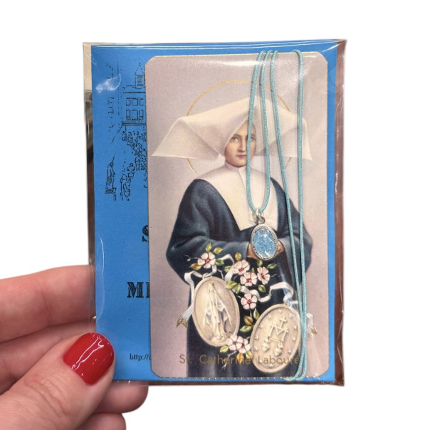 Small enameled Miraculous Medal