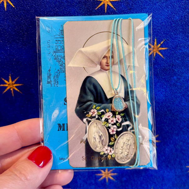 Small enameled Miraculous Medal