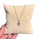925 silver cross necklace with zirconia