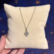 925 silver cross necklace with zirconia