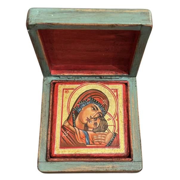 medium size miniature icon Our Lady...