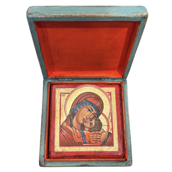 Icona in custodia Madonna della...