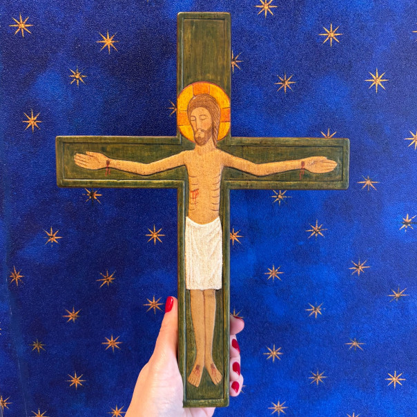 Hand carved crucifix