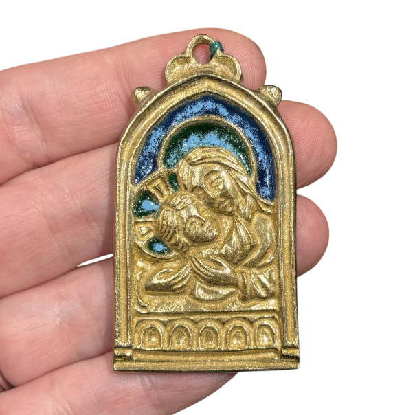 Bronze Madonna with Child