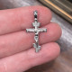 Shaped Orthodox Cross Pendant