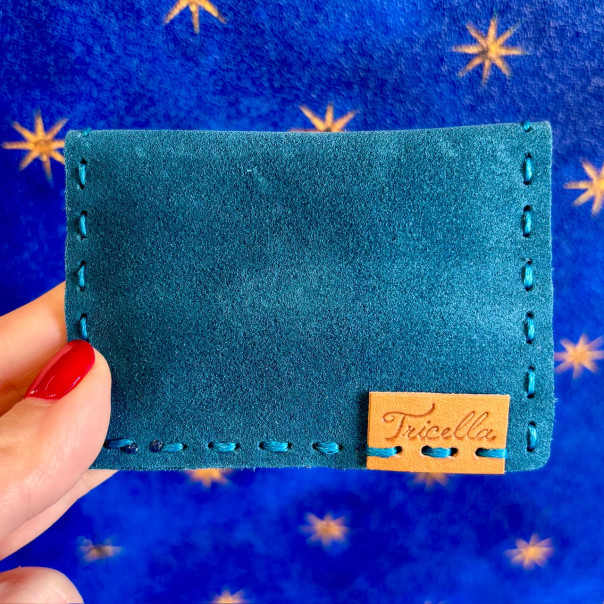 Leather rosary pouch