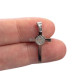 Cross of St. Benedict in silver