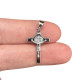 Cross of Saint Benedict in silver