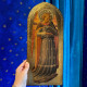 Florentine panel with gold leaf, musician angel